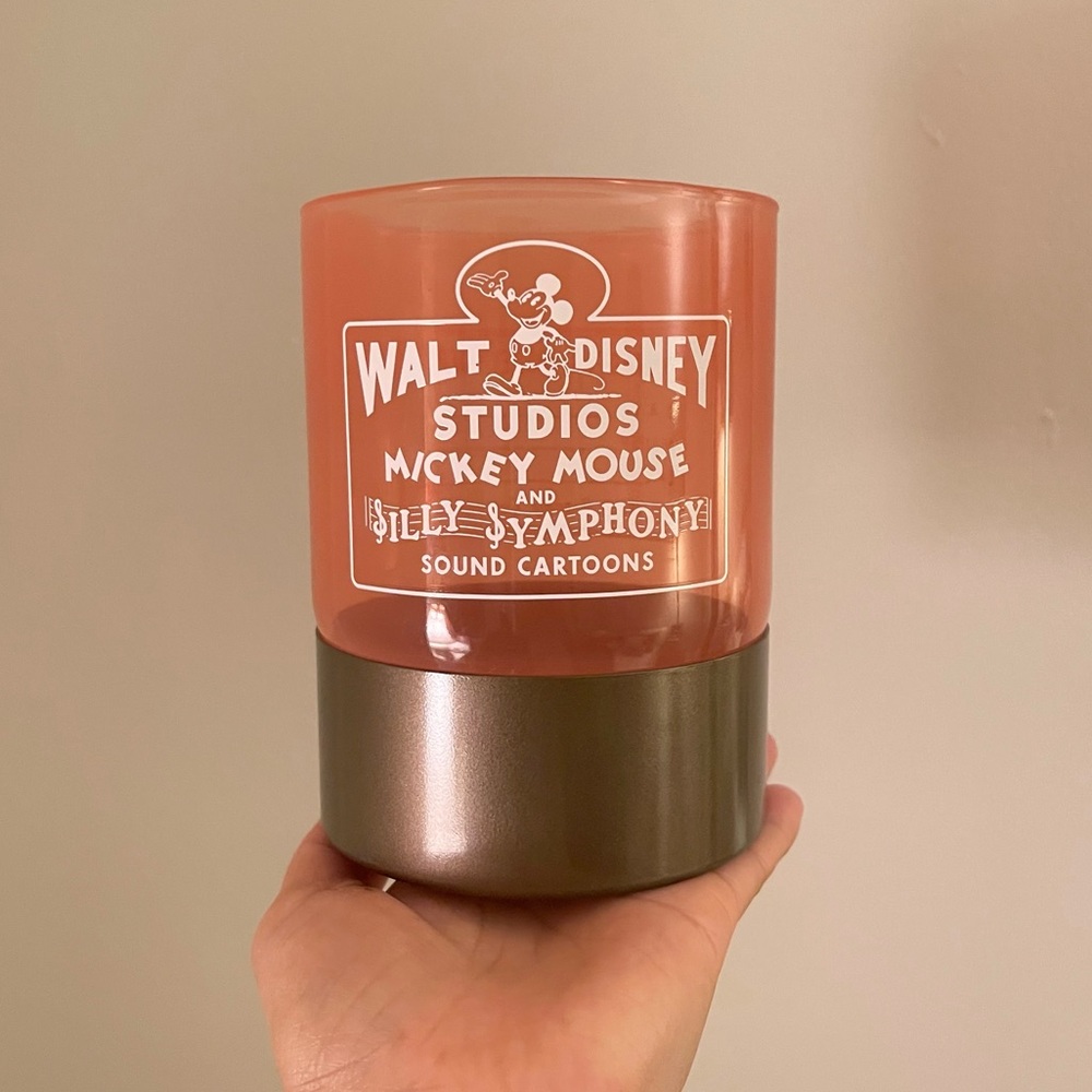 Disney Mickey Silly Symphony Glass Pencil Holder